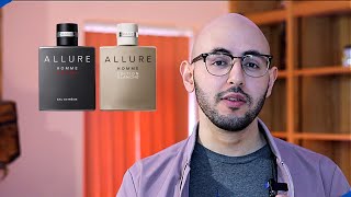 Chanel Allure Homme vs Sport v Eau Extreme v Edition Blanche v Cologne  Mens Fragrance Review 2021 [upl. by Nurse]