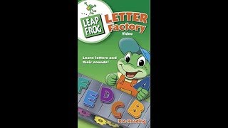 Opening to Leapfrog Letter Factory 2003 VHS [upl. by Niatsirk]