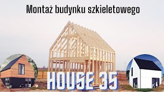 Montaż budynku szkieletowego House35 [upl. by Lad470]