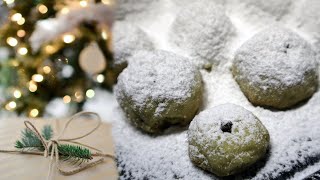 Kourabiedes Greek Butter Cookies [upl. by Mahtal]