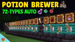 Minecraft EASY Automatic Mega Potion Brewing Station [upl. by Ignacio491]