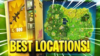 ALL VENDING MACHINE LOCATIONS in Fortnite [upl. by Nhguavoj203]