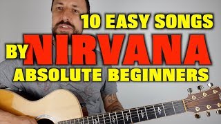 10 Easy Nirvana Songs For Beginners [upl. by Yddeg]