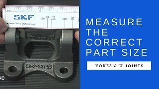 How to measure yokes and u joints [upl. by Einnej]