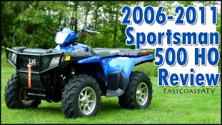 Why you should buy a 20062011 Polaris Sportsman 500 HO  Polaris Sportsman Review [upl. by Ihsorih564]