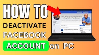 How to Deactivate Facebook Account PC 2024 [upl. by Procto]