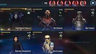 SWGOH SEE counter vs LV  Maul [upl. by Yoho]