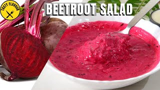 Delicious Beetroot Salad Recipe with Chutney  Try it Out Now [upl. by Yltsew586]