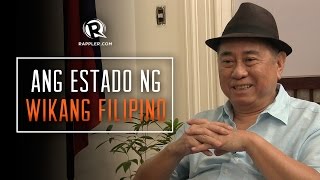 Ang estado ng wikang Filipino The state of the Filipino language [upl. by Meeharb]