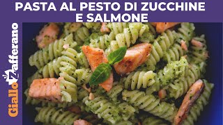 PASTA AL PESTO DI ZUCCHINE E SALMONE  Cremosa e delicata [upl. by Shuma]