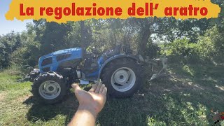 Come regolare l’aratro cosa serve lo sforzo controllato 🚜  Landini 255 con aratro Dondi [upl. by Awra]