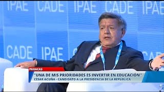 César Acuña responde por qué la César Vallejo no está en el top de mejores universidades│RPP [upl. by Nojed]