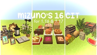 🍂 mizuno’s 16 CIT for mcpebe 120  how to use  full catalog💫✨ [upl. by Bergh]