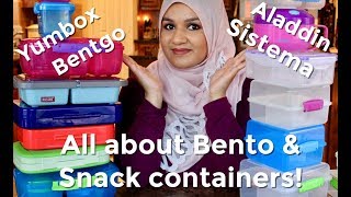 All About Bento Lunch Containers  Yumbox vs Bentgo  Sistema and much more [upl. by Pihc291]