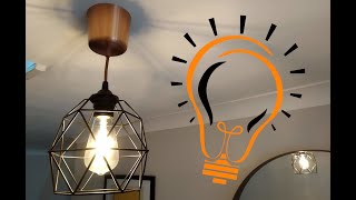 Install a Light Fitting  IKEA Hemma [upl. by Solracesoj]