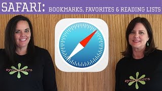 iPhone  iPad Safari  Bookmarks Favorites and Reading Lists [upl. by Eelyram]