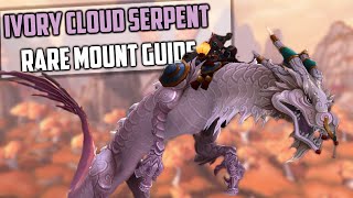 Ivory Cloud Serpent Rare Mount Guide  Patch 83 WoW  ZanTien Lasso [upl. by Nyleimaj]