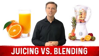 Juicing vs Blending Whats Better – Explained by DrBerg [upl. by Vod717]