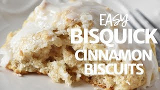 Easy Bisquick Cinnamon Biscuits [upl. by Cahilly899]