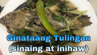 Ginataang Tulingansinaing sa taba ng baboy at inihawvlog 38 [upl. by Aicyla]