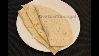 Rumali rotiருமாலி ரொட்டிSivakasi Samayal  Recipe  386 [upl. by Arodoeht]