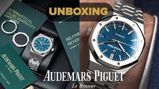 UNBOXING MY NEW Audemars Piguet Royal Oak Finally Arrived [upl. by Golda]