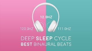 PRIME Binaural Beats for Deep Sleep Healing Sleep Cycle 90 Minutes [upl. by Kcirddehs]