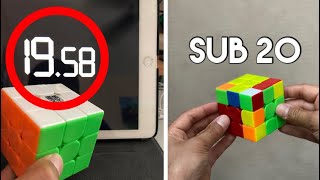 Rubik’s Cube How To Be Sub 20 CFOP Tutorial [upl. by Utley]