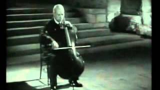 Pau Casals Bach Cello Solo Nr1 BWV 1007 81954 [upl. by Aseretairam]