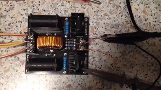 Testing a ZVS driver board from ebay with a flyback transformer [upl. by Bigot]