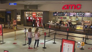 AMC Reopens Theater In Thousand Oaks At Limited Capacity [upl. by Emirac]