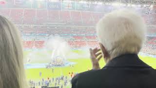 Italia campione d’Europa Mattarella a Wembley [upl. by Aimak]