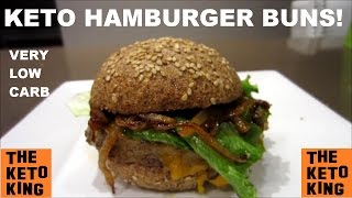 Keto Hamburger Buns  Low Carb Hamburger Buns  AMAZING [upl. by Vally]