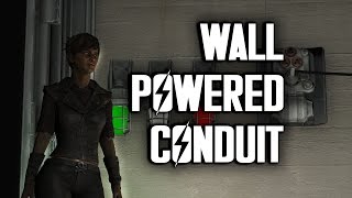 How the Wall Powered Conduit Works in VaultTec Workshop  Fallout 4 [upl. by Hagar]