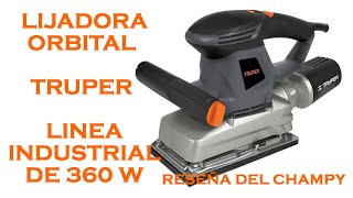 Lijadora orbital TRUPER de 360 w CODIGO 15090 [upl. by Netsirc]