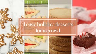 4 Holiday Desserts for a Crowd  Martha Stewart [upl. by Anaeel]