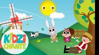 Meunier Tu Dors 😴 KIDZIGO  Chansons et Comptines pour enfants avec paroles en Français [upl. by Novyaj]