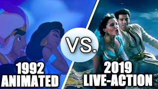 Aladdin 1992 vs 2019  Song Comparison [upl. by Enimajneb]