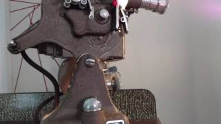 Keystone 16mm Model A81 movie film projector 1940s [upl. by Auqinimod]