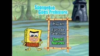 SpongeBob Goes Prehistoric DVD  Menu [upl. by Charmine]