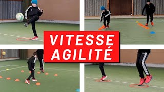 AMÉLIORER SA VITESSE ET SON AGILITÉ COORDINATION  FOOTBALL [upl. by Niahs]