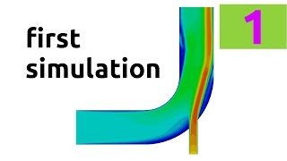 How to run your first simulation in OpenFOAM®  Part 1  tutorial download link to msh files below [upl. by Ayoral]