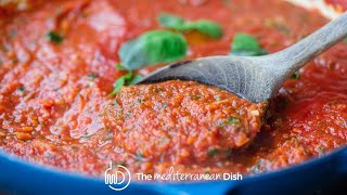 Easy Homemade Pasta Sauce  The Mediterranean Dish [upl. by Farmann368]