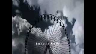 Yves Montand  Sous Le Ciel De Paris with lyrics [upl. by Egidius986]