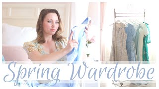 Spring Wardrobe Transition  All Dresses Wardrobe  Feminine Allure [upl. by Cressy]