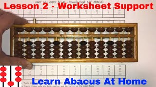 Lesson 2  Abacus Worksheet Help [upl. by Krista]