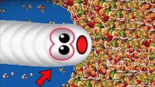 WormsZoneio Biggest Slither Snake 1000000 Score World Record Top 01 Epic Worms Zoneio Gameplay [upl. by Dulla]