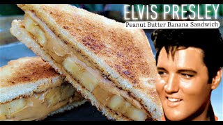 Fried Peanut Butter Banana Sandwich  The Original Graceland Recipe  Elvis Presley Sandwich [upl. by Saitam]