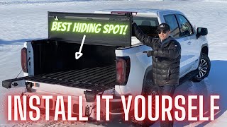 Hard Folding Tonneau  Box Cover Install GMC Sierra Chevy Silverado [upl. by Quin]