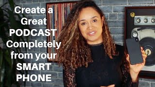 🎙📱 How to Start a Podcast on Your Phone  Anchor Spotify Podcast Tutorial [upl. by Rumit]